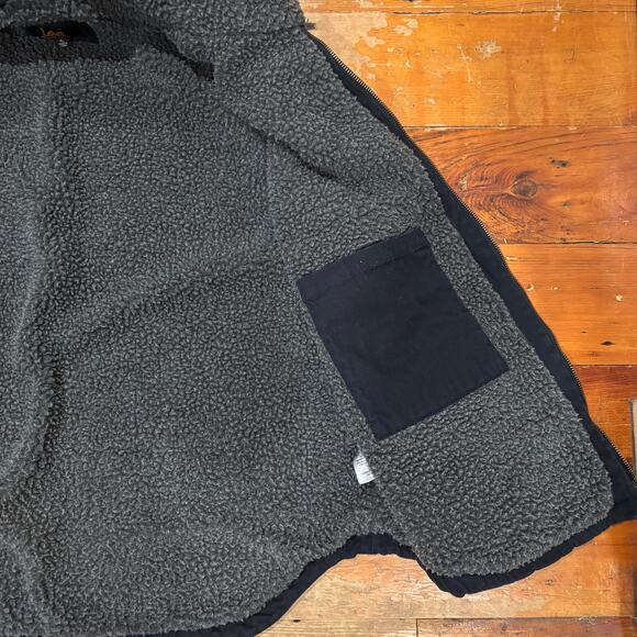 Lee Men’s Insulated Canvas Work Vest, Sherpa Fleece Lined, XL - Picture 4 of 5